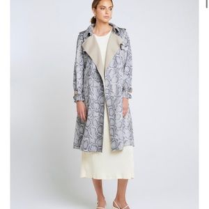 Few mods snake trench coat